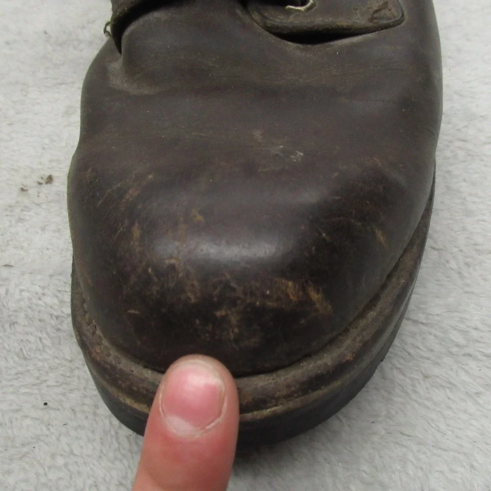 Chippewa Mens 13D Work Boots Brwn Leather Lace Up Classic Rugged Utility VTG USA